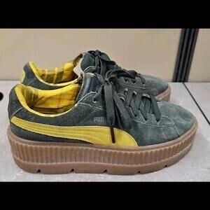 Puma Green and Yellow Athletic Shoes